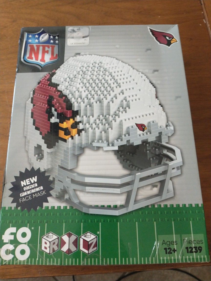 Arizona Cardinals Replica BRXLZ Mini Helmet FOCO 1239 Pieces