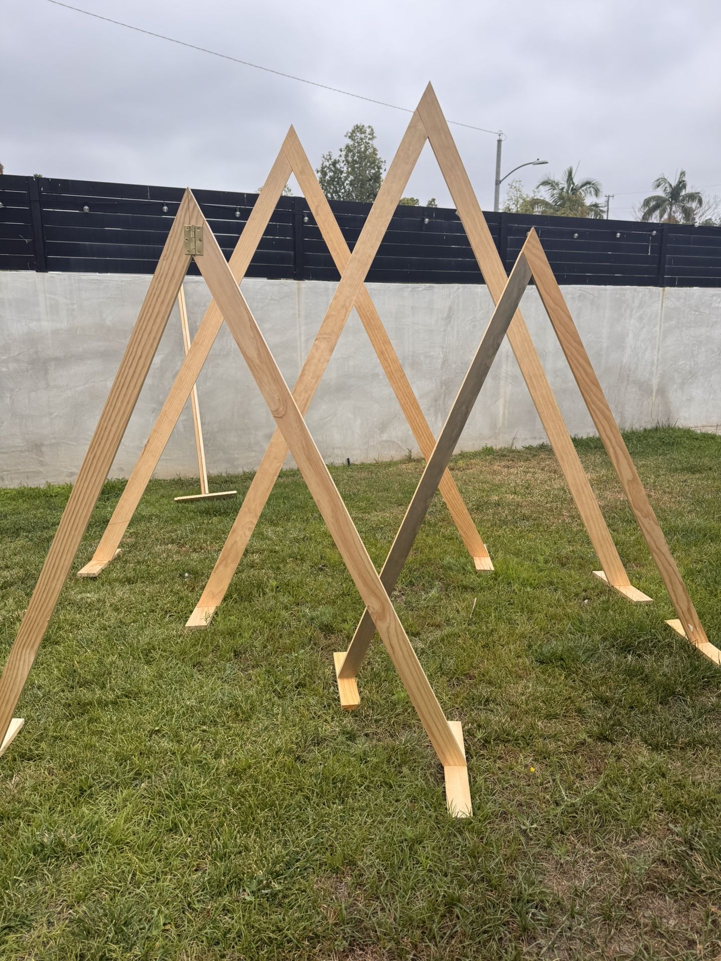 Wooden Triangles 