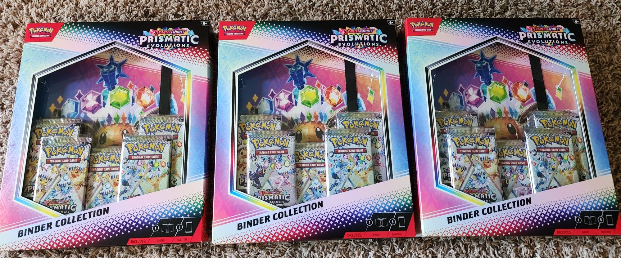 Pokemon Prismatic Evolutions Binder Bundle