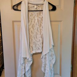 Sleeveless Cardigan - Size M 