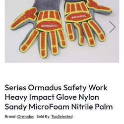 Nitrile work Gloves Heavy Duty  