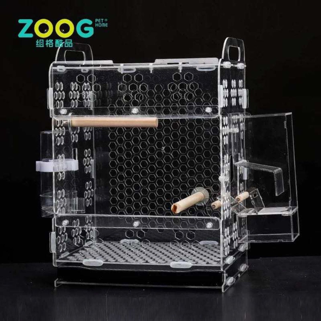 Clear Bird Breeding Cage (no More Mess )