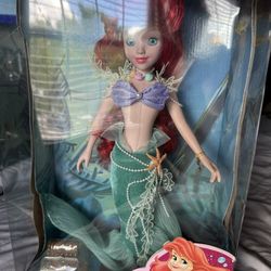 New In Box Ariel Porcelain Doll