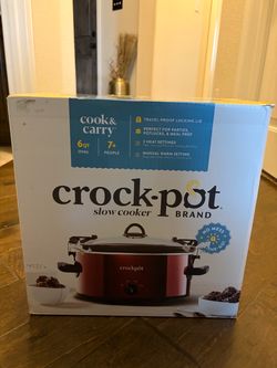 6QT Crockpot Slowcooker