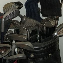 Golf Clubs. Good Name Brand. Good Condition. Left Handed Clubs. The Whole Set