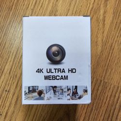 Webcam 4K HD USB Autofocus PC Webcam with Dual Mics for Xbox Laptop Computer Gaming Webcam