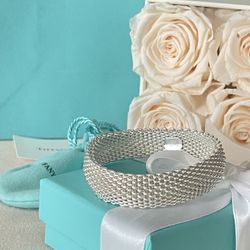 Tiffany & Co. Somerset Mesh Bracelet in Sterling Silver $850 with Tiffany box