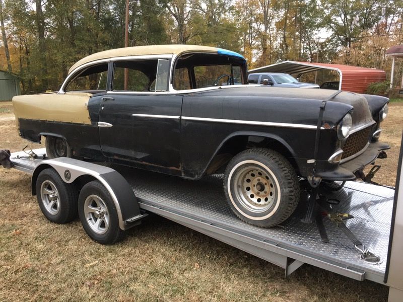 1955 CHEVY 2 DR POST BELAIR PROJECT