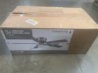 52" Ceiling Fan with Light – 5 Blades