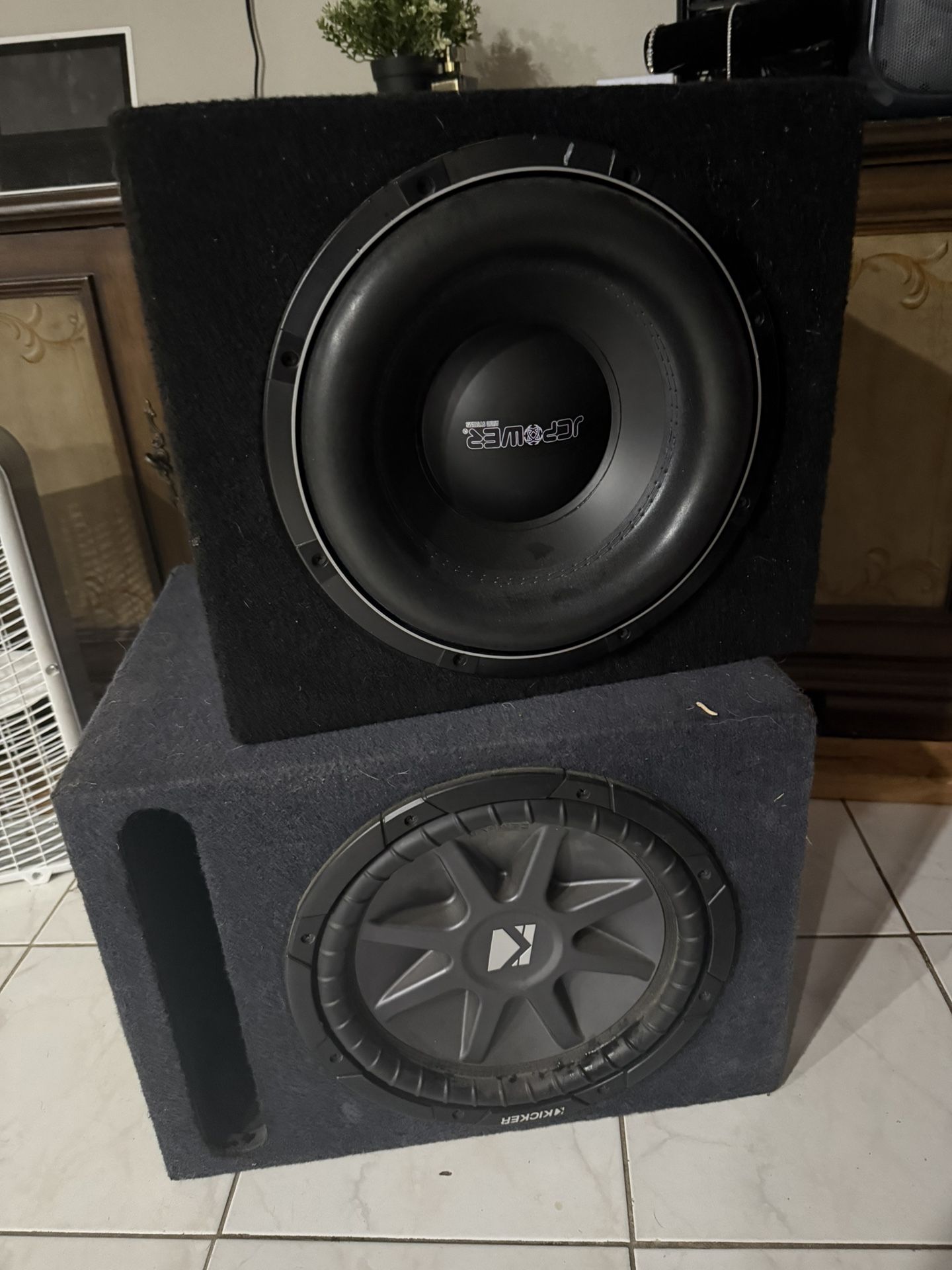 2 12 Inch Subwoofers