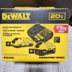 New Dewalt 6ah, 4ah, and Charger