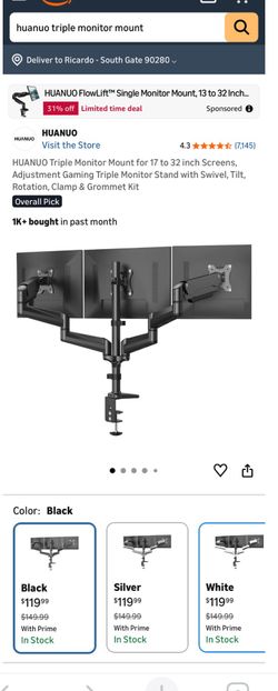 Tripple Monitor Mount for desk