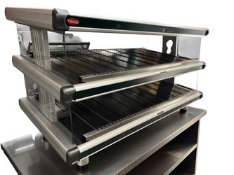 54" Food Warmer 2 Tier Hatco GR2SDS-48D Slanted Double Hot Display Shelf Merchandiser #4437
