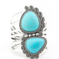 Turquoise cuff bracelet