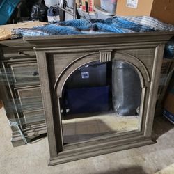 DRESSER WITH MIRROR AND 2 NIGHT STANDS