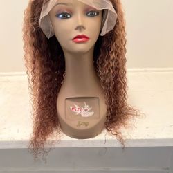 100% Human Brazilian Hair Piano Highlight Ombre Lace Front Wig New
