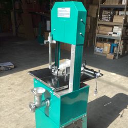 10" Meat Butcher Cutting Mincer Band Saw w/ Grinder Stuffer 3/4HP