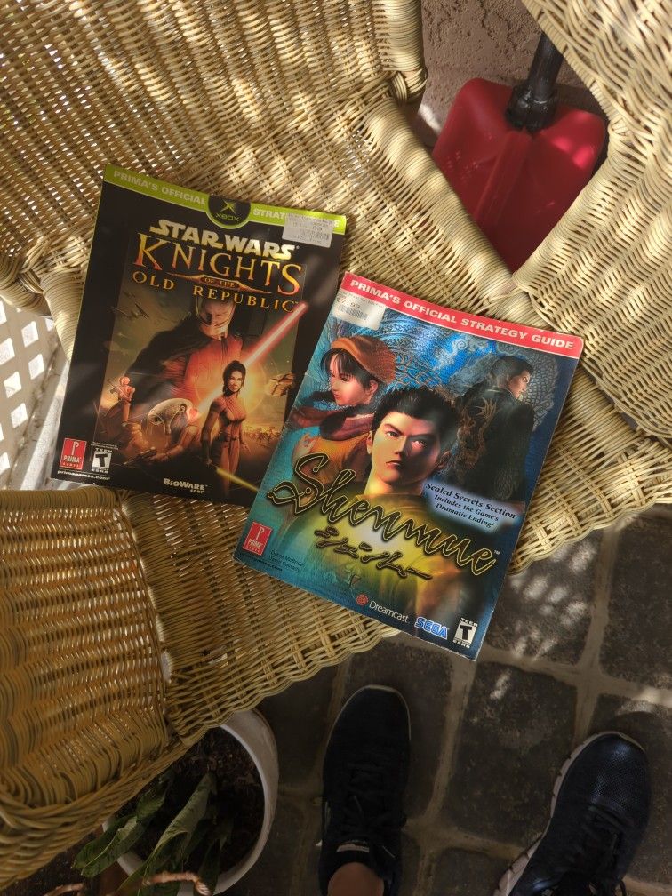 Strategy Guides For Shenmue And KOTOR
