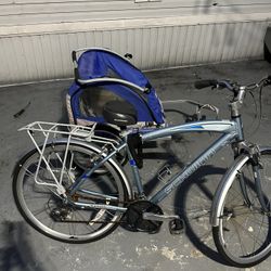 Schwinn Bike With Bike Trailer