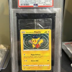 Pokemon Center Promo Sealed Special Delivery Pikachu PSA 10 GEM MINT SWSH074