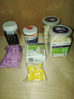 Lot of brand new ear plugs