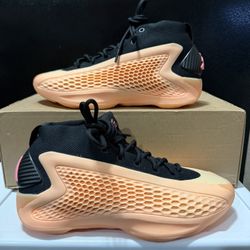 Adidas AE 1 J Basketball Shoes With Love Acid Orange Black IF1883 Men's Size 5