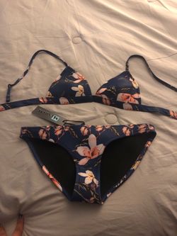Blue Hawaii style two pz bikini Size M
