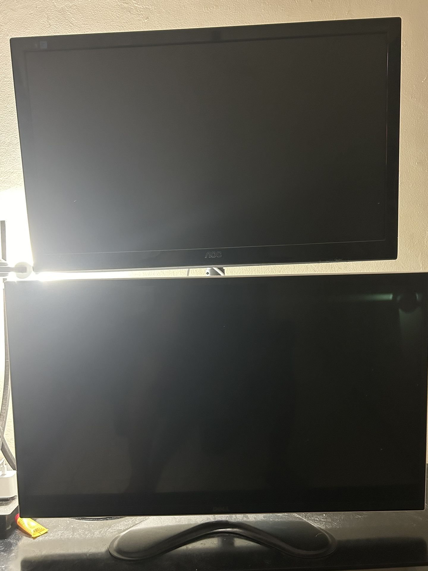 Dell And AOC Monitors