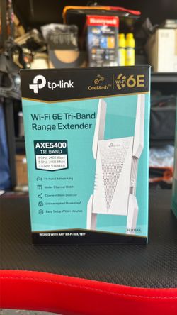 Wi-Fi 6E Tri-Band Range Extender