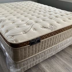 Ck Organic Cloud Edition Europillow Top 12inch Mattress!!