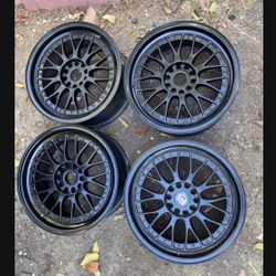 4 — 18x8 5x4.5 5x114.3 Infiniti G35 G37 Q50 Civic Altima Xb Tc Kia Optima Accord Camry Wheels Rims !!