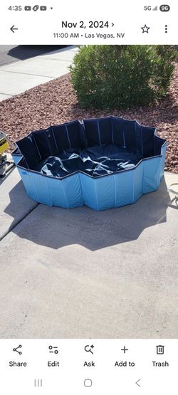 Wading pool collapsible