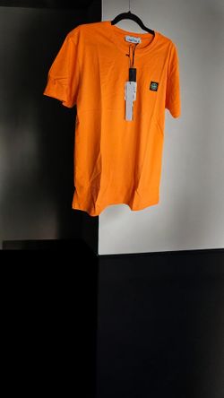 Mens Orange STN ISLND T-SHIRT 