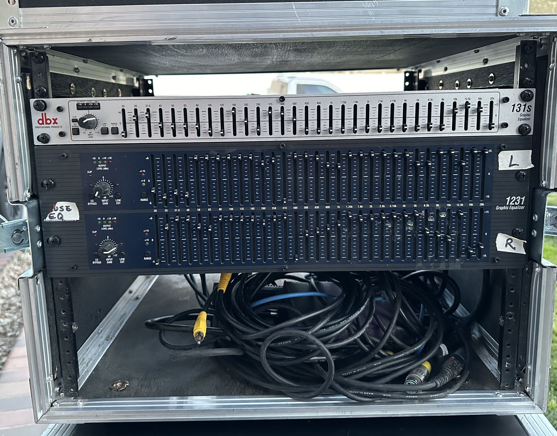 DBX 1231 2-Kanal 31-Band Equalizer - Professionelle Produktbild-Vorschau 9