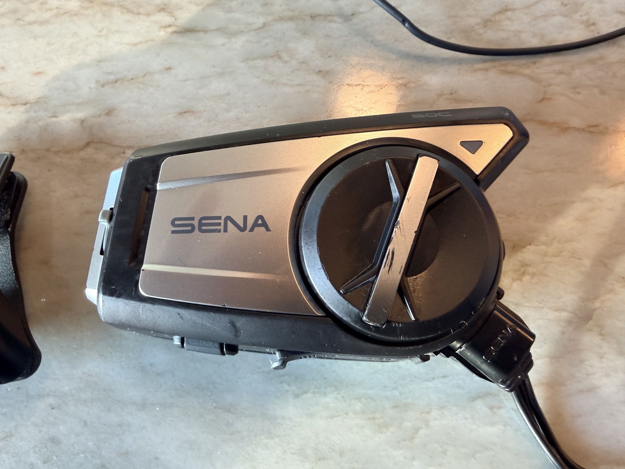 Sena 50C Motorcycle Helmet 4K Video Camera And Bluetooth Intercom Headset