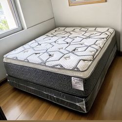 Queen Size Mattress 14” Inches Thick Pillow Top. Quality and Comfort,  Available All Sizes. New From Factory. Same Day Delivery