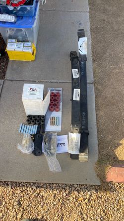 Rancho jeep yj 2.5 lift springs bushings and shackle Kit