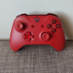 Red Xbox One S Bluetooth Controller Like New Condition 