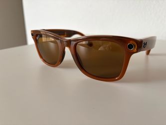Ray-Ban Meta GEN 2 – Wayfarer (Shiny Caramel / Polarized) - Excellent Condition