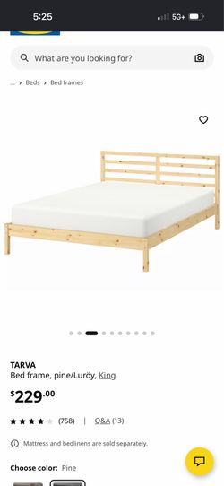 King bed frame from IKEA