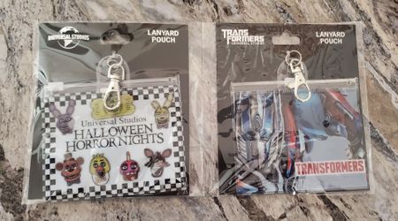 New Five Nights at Freddys & Transformers Lanyard Pouch