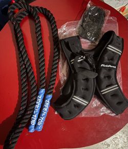 New Weighted Vest and Jump Rope
