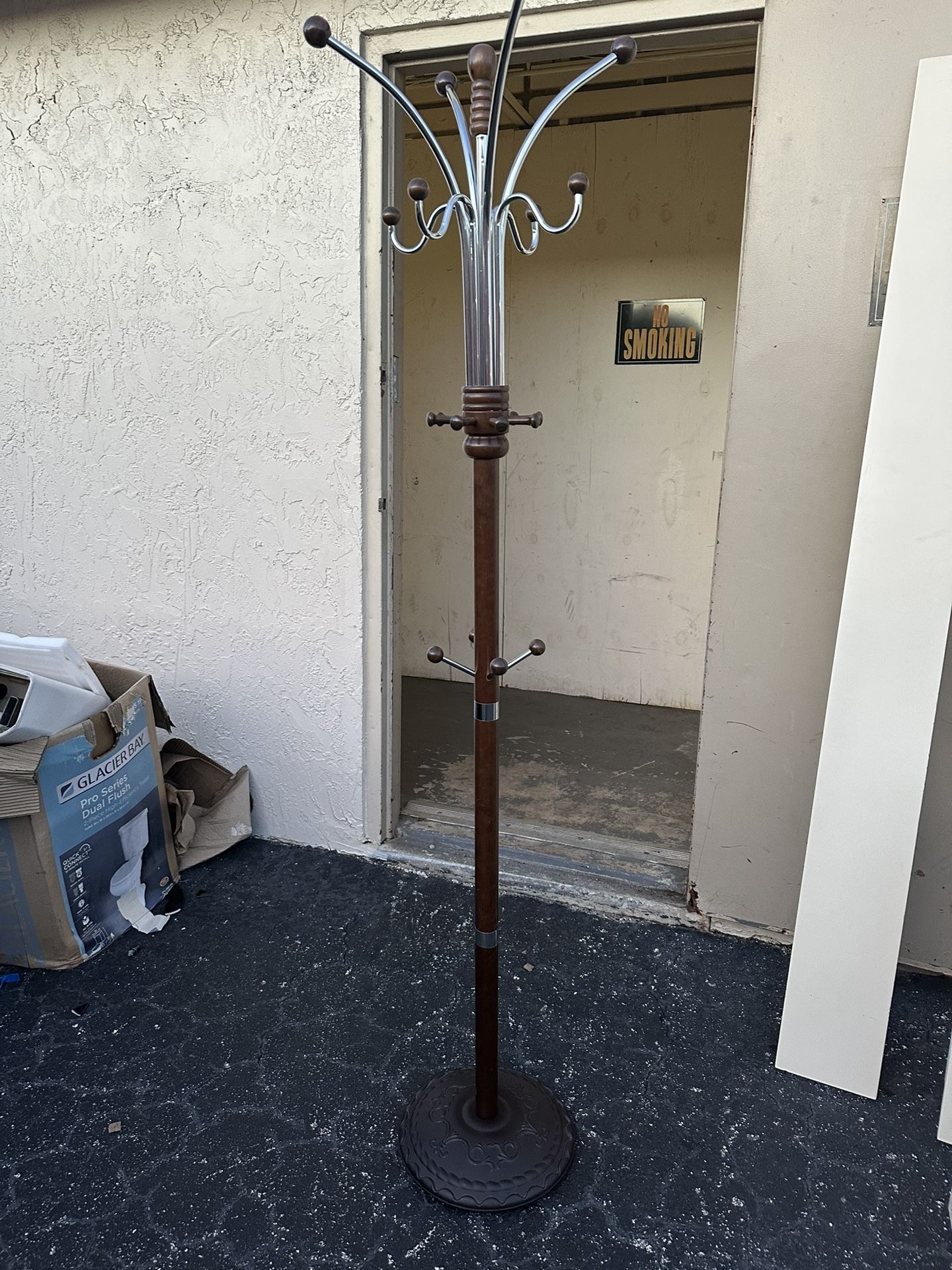 Purse And Coat Hanger.