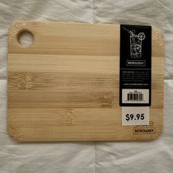 Small BAMBOO CUTTING BOARD - In Sealed Factory Package