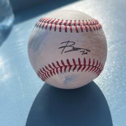 Dodges Training Ball Hit By Mookie Betts And Signed By Ben Casparius