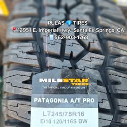 LT 245/75/16 MILESTAR PATAGONIA AT PRO  (NEW)