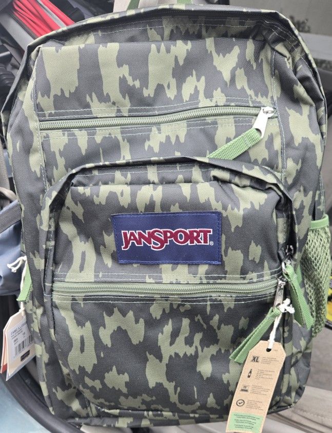 Jansport Big Student "CAMO ILLUSION" backpack