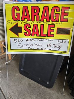 Huge Yard Sale! RAIN OR SHINE! Starting  at 9am