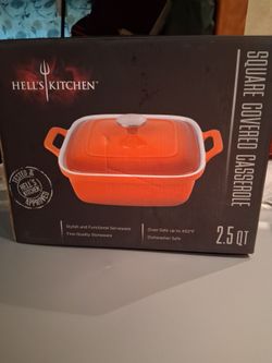 New In Box Hell's Kitchen 2.5 QT Square Covered Casserole – $25 OBO