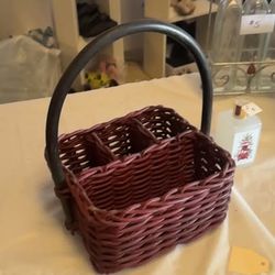 Woven Basket Caddy